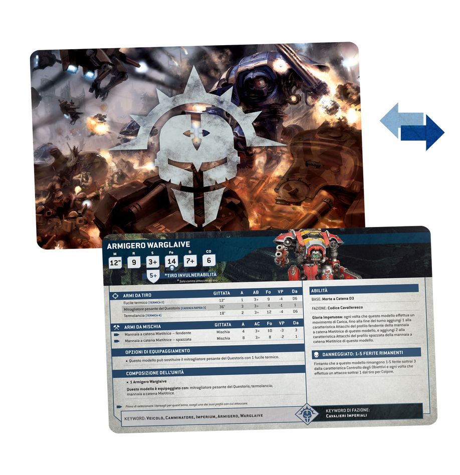 CARTE DELLE SCHEDE TECNICHE:I/KNIGHT ITA