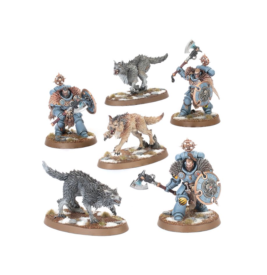 Guardie del Lupo Cacciatori di Teste - Wolf Guard Headtakers - Space Wolves