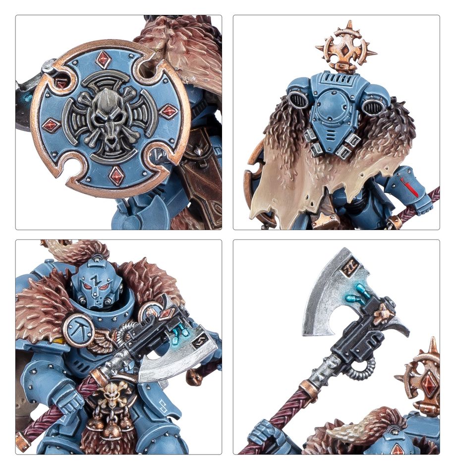 Guardie del Lupo Cacciatori di Teste - Wolf Guard Headtakers - Space Wolves