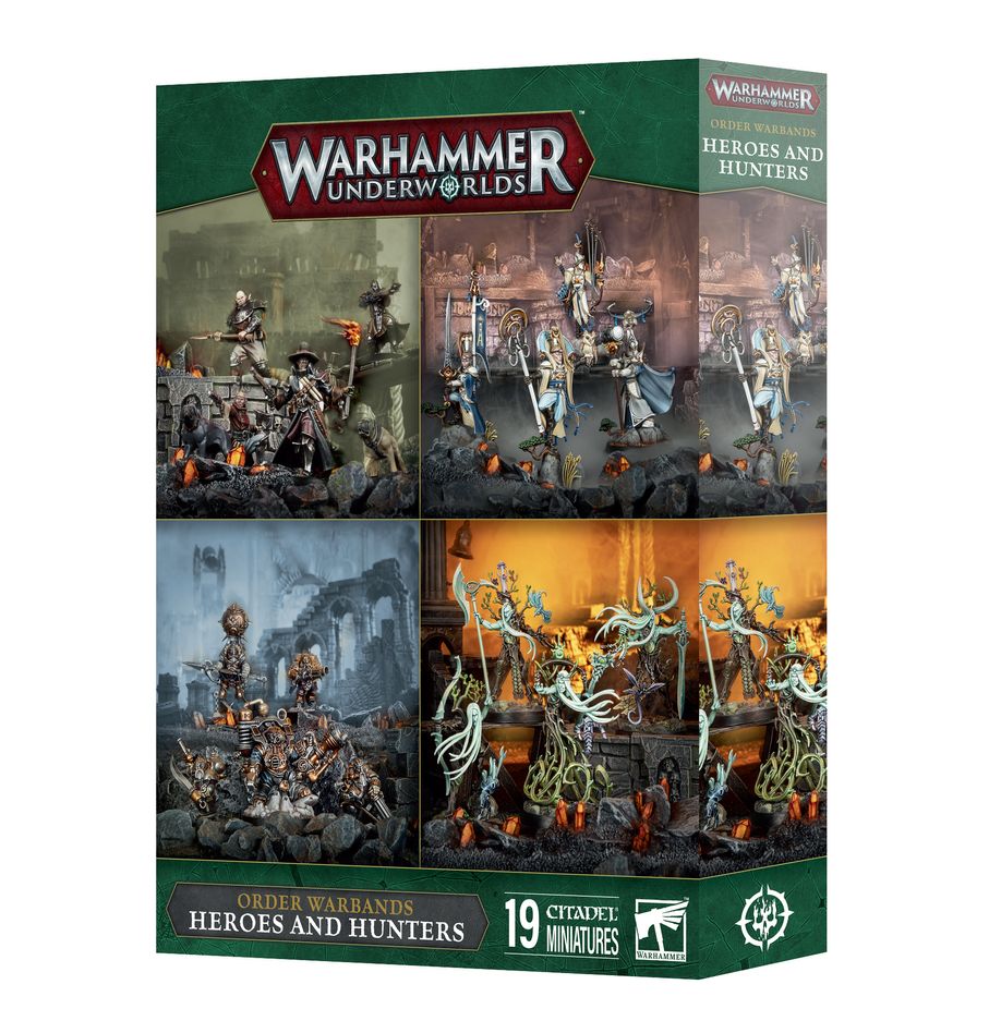 WARHAMMER UNDERWORLDS Bande da guerra dell'Ordine: Eroi e Cacciatori