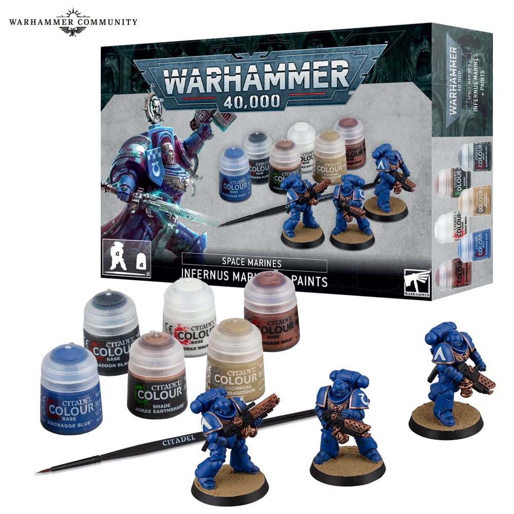 Paint Set Infernus Marines + Paints (ed. 2023)
