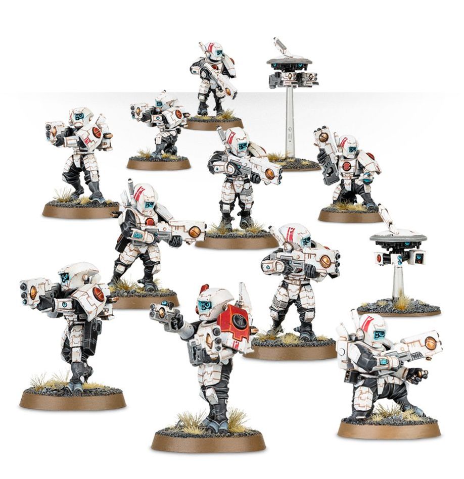T'au Empire Fire Warrior Strike Team/Breacher Team