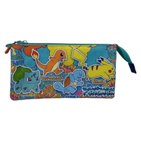 Pokemon Urban Colors triple pencil case