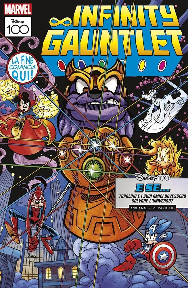 Marvel Variant cover Disney 100 (collezione completa 12 Albi)