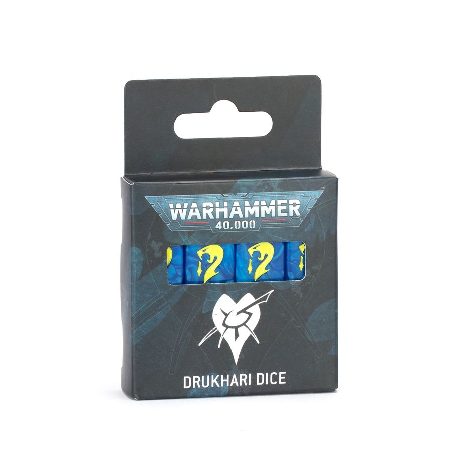 WARHAMMER 40000: DRUKHARI DICE SET SET DADI