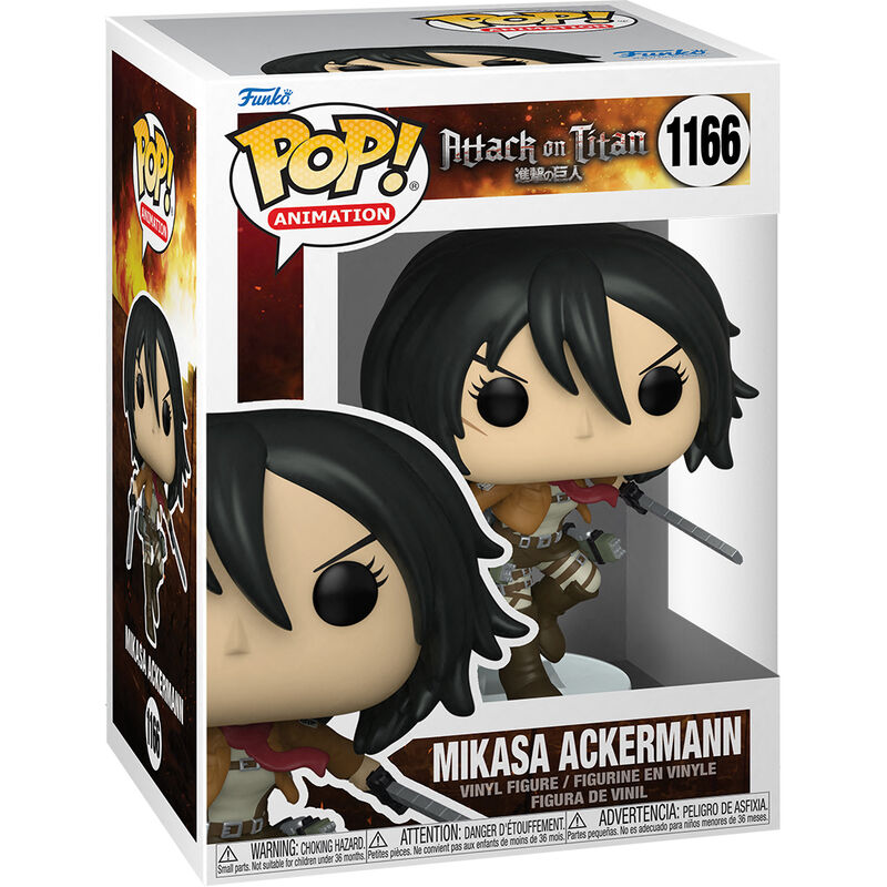 Funko Pop! Animation - Attack on Titan Mikasa Ackerman (Vinyl Figure 1166)