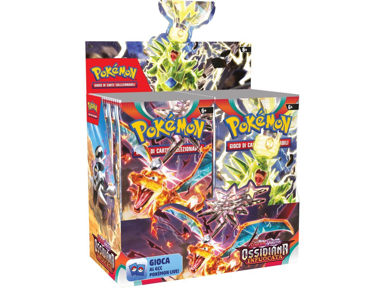 POKEMON OSSIDIANA INFUOCATA BOX 36