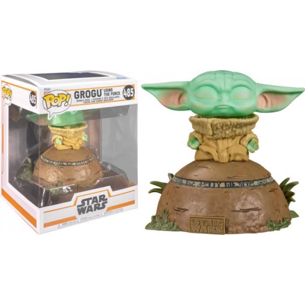 Funko Pop! Star Wars- Grogu Using the Froce (Vinyl Figure 485) Star Wars