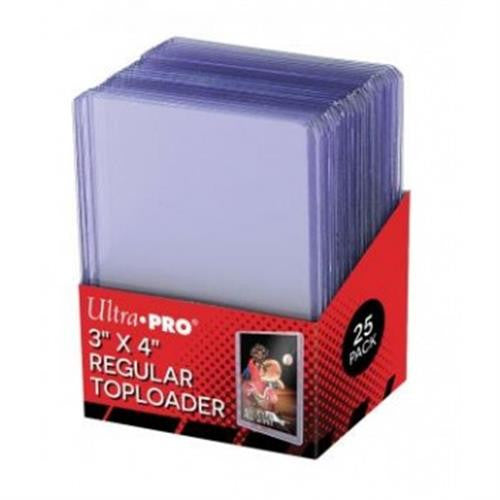 25X TOPLOADER 3" X 4" - CLEAR REGULAR