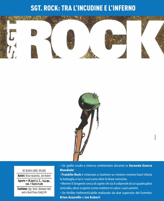 SGT. ROCK: TRA L’INCUDINE E L’INFERNO – DC DELUXE