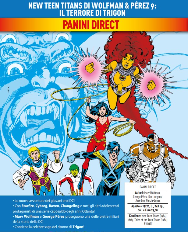 NEW TEEN TITANS DI WOLFMAN & PÉREZ 9 - IL TERRORE DI TRIGON