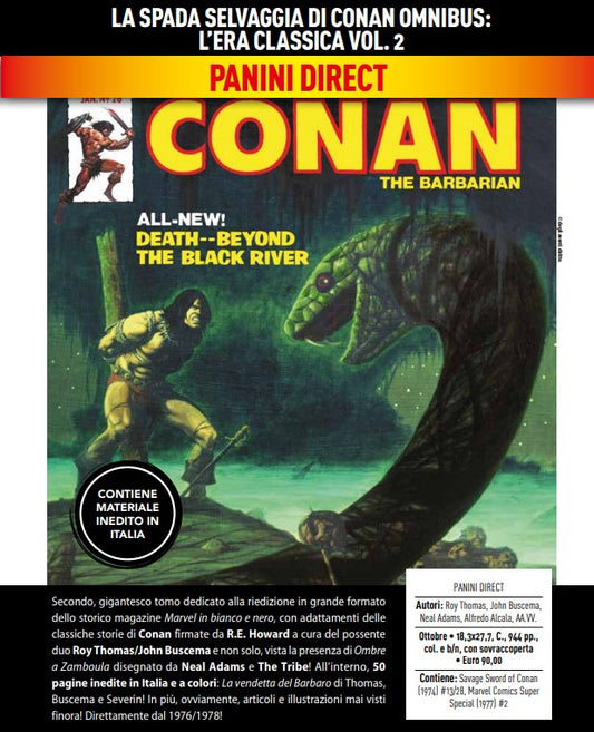 LA SPADA SELVAGGIA DI CONAN OMNIBUS - L’ERA CLASSICA VOL. 2