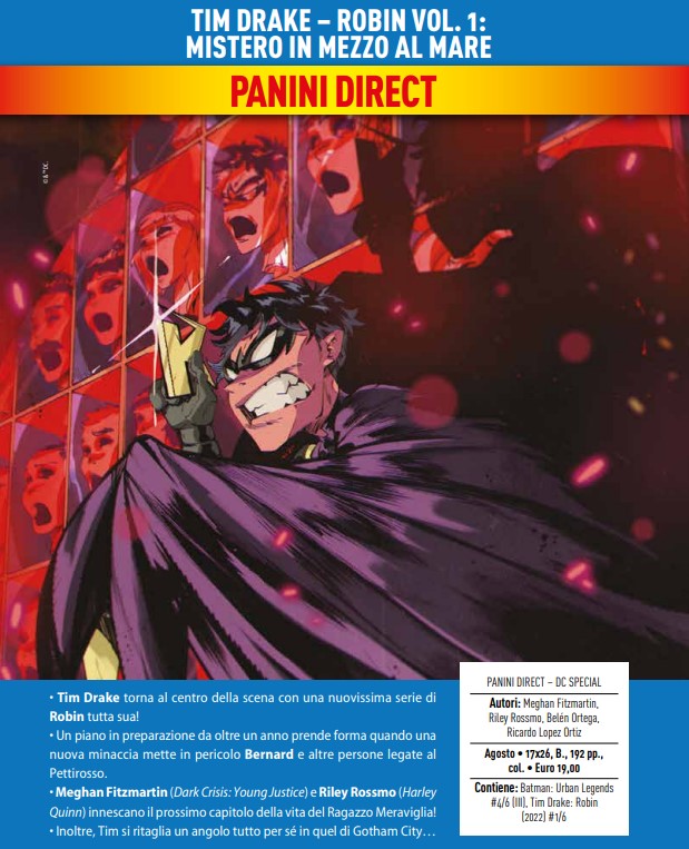 TIM DRAKE – ROBIN VOL. 1 – MISTERO IN MEZZO AL MARE – DC COMICS SPECIAL