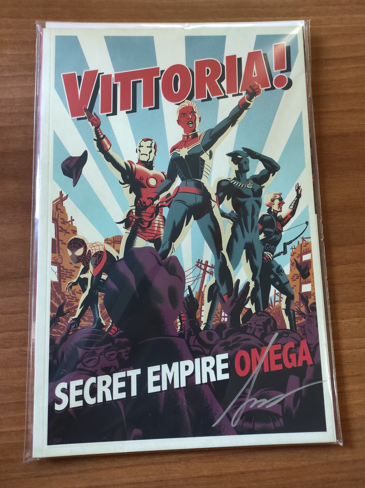 Secret Empire Omega. Variant cover di Michael Cho (Panini Comics) AUTOGRAFATO