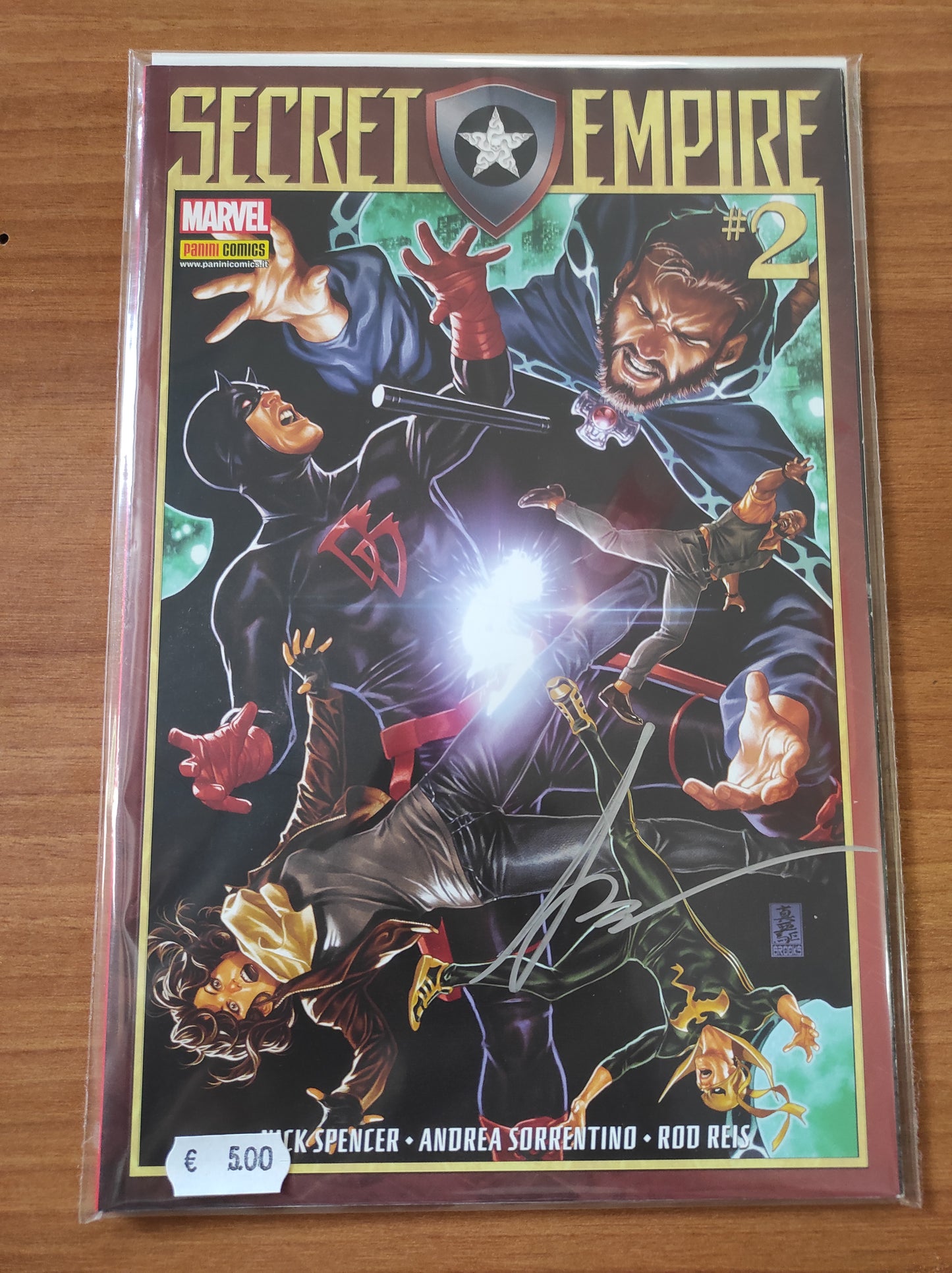 SECRET EMPIRE 2 MARVEL MINISERIE 190 – AUTOGRAFATO