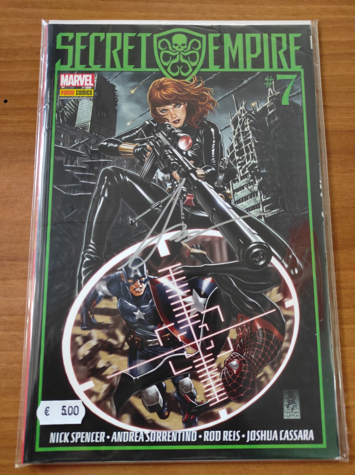 SECRET EMPIRE 7 MARVEL MINISERIE 197 – AUTOGRAFATO