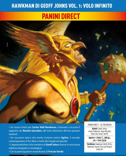 HAWKMAN DI GEOFF JOHNS VOL. 1 – VOLO INFINITO – DC COMICS EVERGREEN