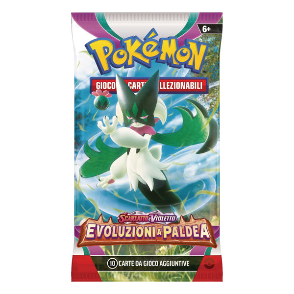 Pokémon Scarlatto e Violetto – Evoluzioni a Paldea – Busta 10 Carte
