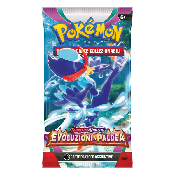 Pokémon Scarlatto e Violetto – Evoluzioni a Paldea – Busta 10 Carte