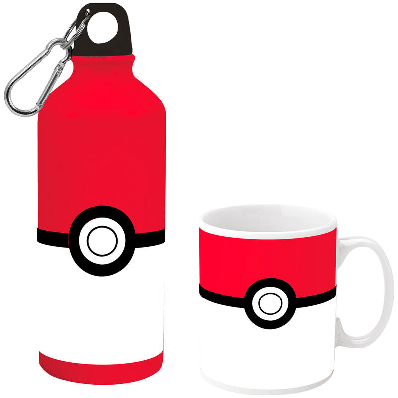 Pokemon Set Tazza + Bottiglia in alluminio