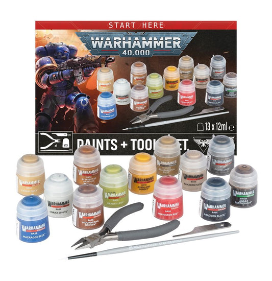 Paint Set Warhammer 40,000: Set Colori + Attrezzi (ed 2026)