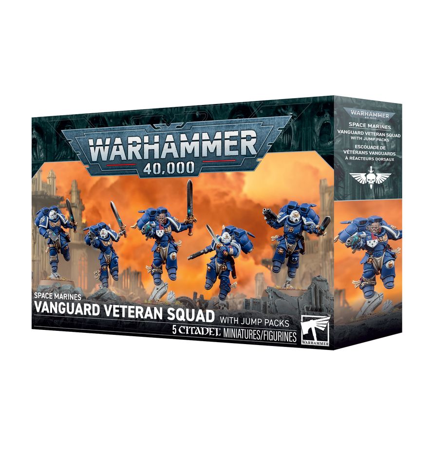 Space Marines: Squadra Veterana dell'Avanguardia con reattori dorsali