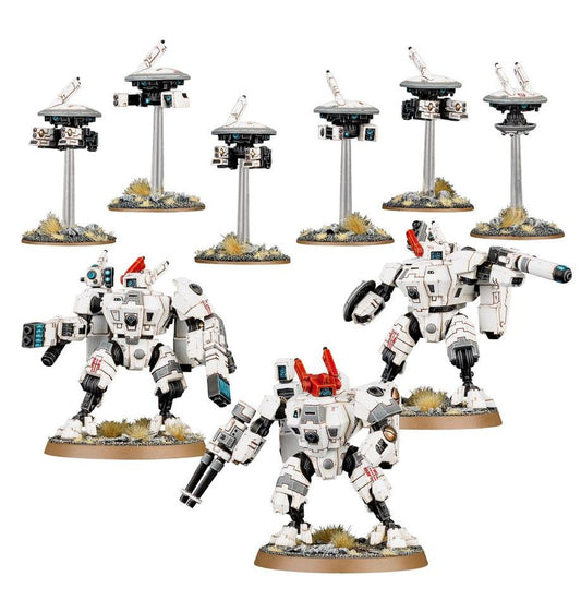 T'au Empire Team Esoscheletri Crisis XV8